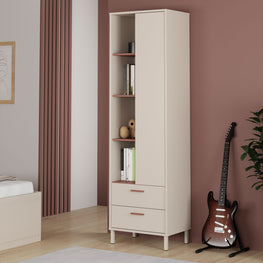 ROSELYN Etajeră copii, 1 ușă, 2 sertare