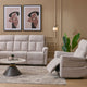 LEANDRO Fotoliu recliner manual, stofă