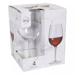 PUNTO Set 4 pahare vin roșu, 460ml