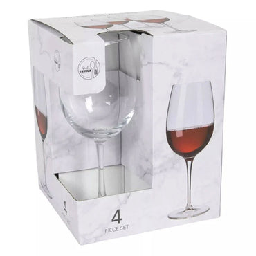 PUNTO Set 4 pahare vin roșu, 460ml