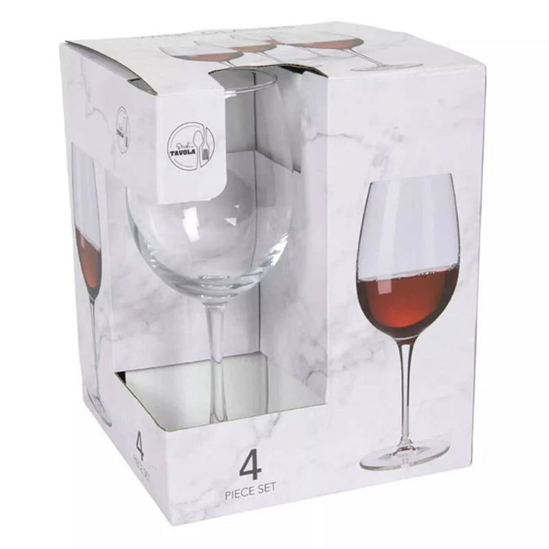 PUNTO Set 4 pahare vin roșu, 460ml