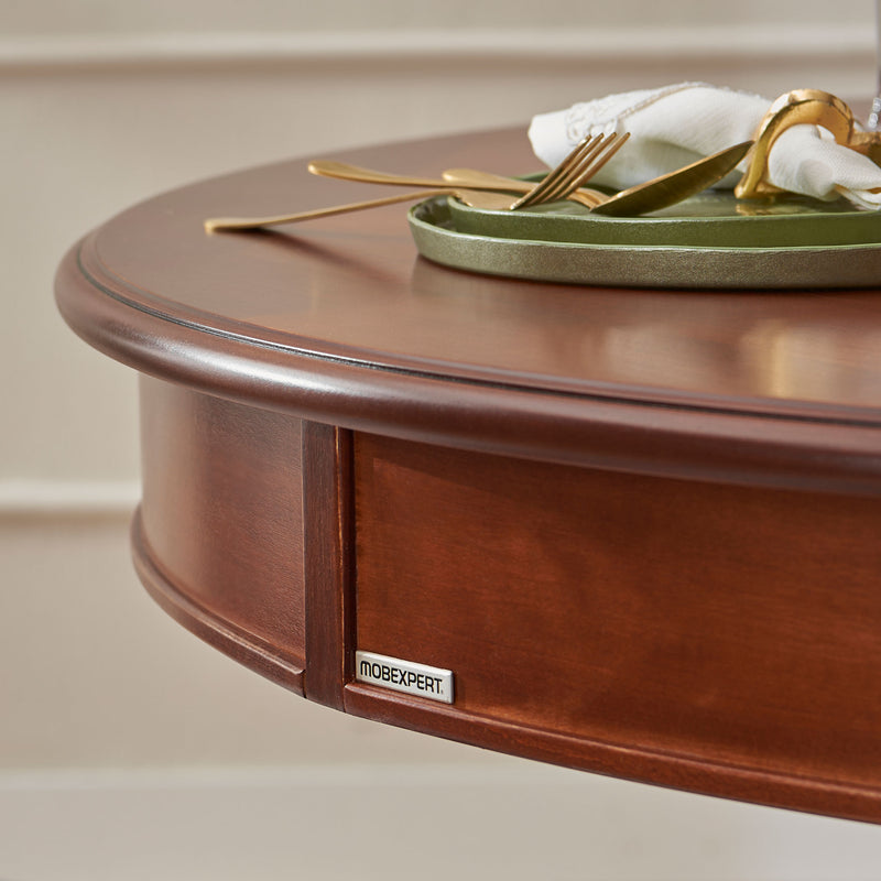 LOUIS PHILLIPE Masă rotundă extensibilă cu picior