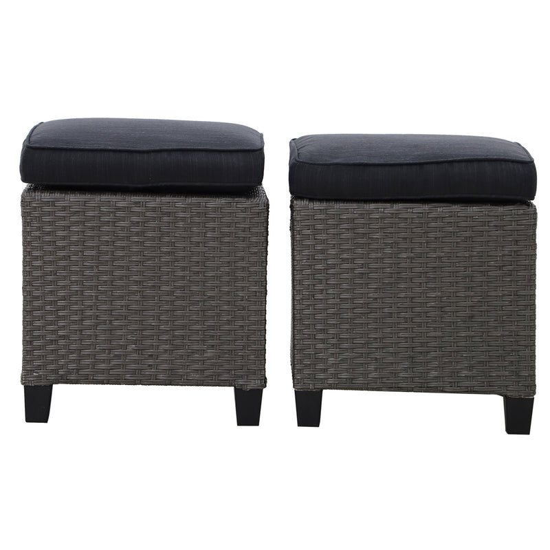 BAXTER Set mobilier terasă/gădină, colțar, masă, 2 taburete