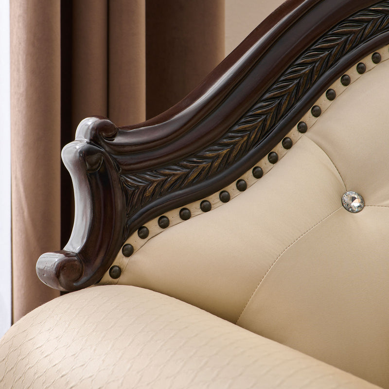 WINDSOR Canapea 2 locuri, 3 perne decorative incluse, stofă