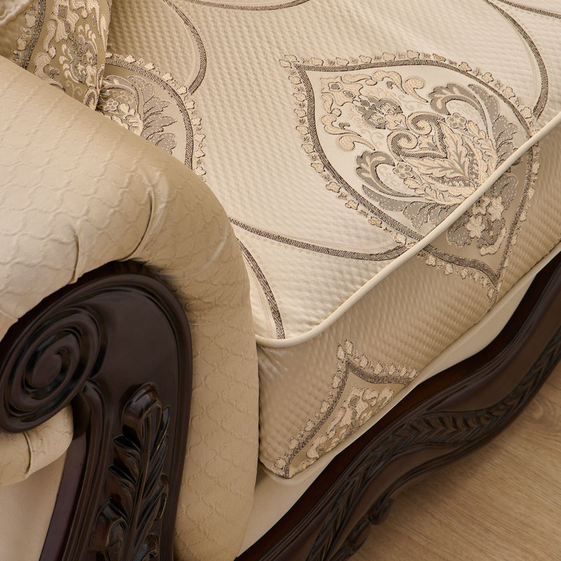 WINDSOR Canapea 2 locuri, 3 perne decorative incluse, stofă