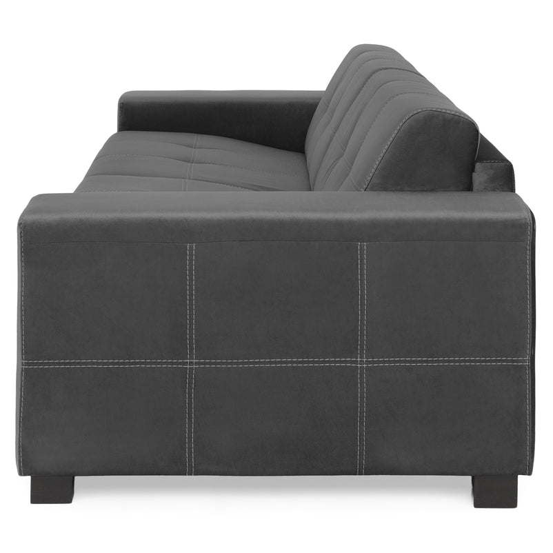 ORLEANS Canapea extensibilă, 3 locuri, stofă