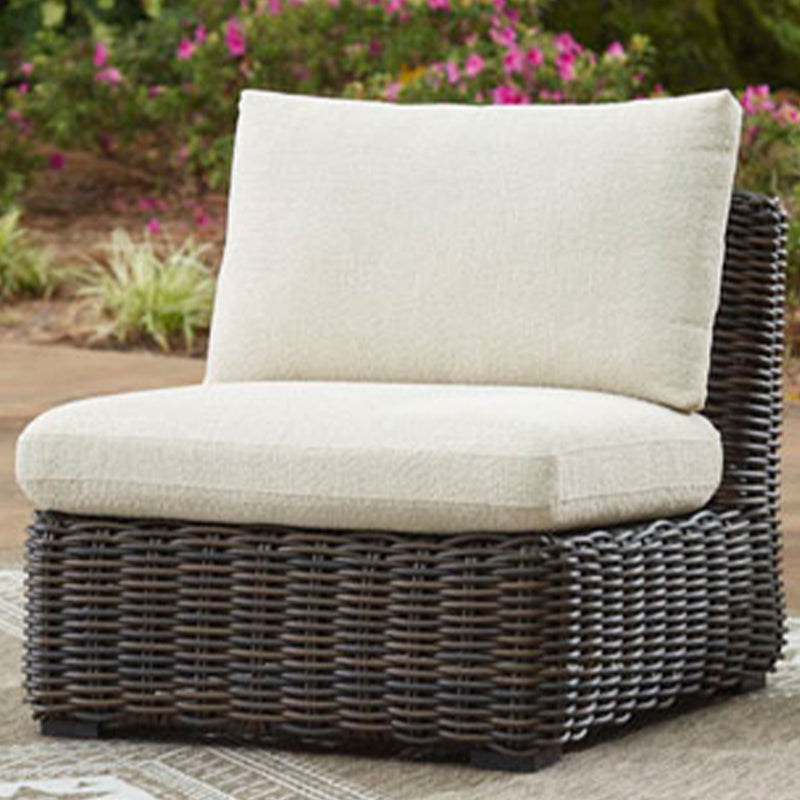 KIMORA Set mobilier terasă/grădină, colțar 4 piese, fotoliu și 2 măsuțe