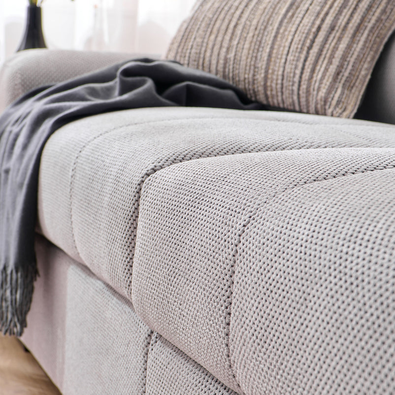 WIDE Canapea extensibilă, 4 locuri, stofă