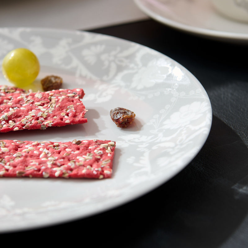 TIFFANY Set 4 farfurii desert, porțelan, D.20cm