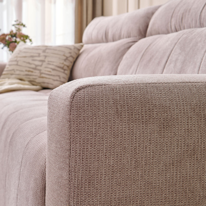 ALLYSON Canapea extensibilă, 3 locuri, stofă