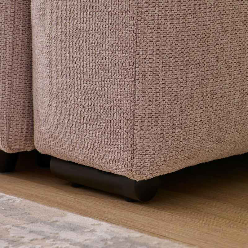 ALLYSON Canapea extensibilă, 3 locuri, stofă