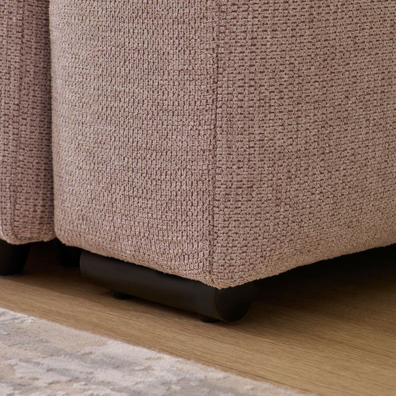 ALLYSON Canapea extensibilă, 3 locuri, stofă