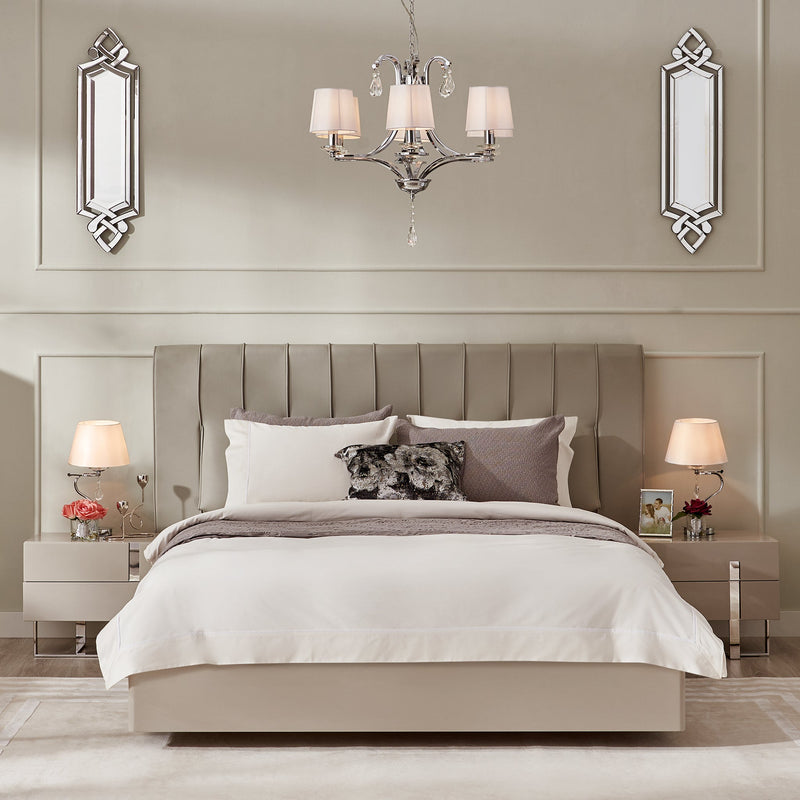 GIULIANO Pat tapițat, somieră inclusă - Articol resigilat