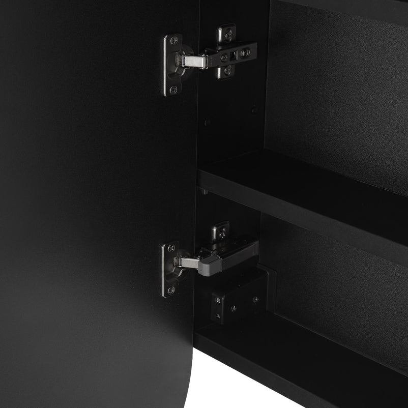 BRUNO Set mobilier baie, mască lavoar, dulap suspendat și lavoar