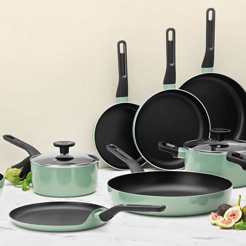 LEO Cratiță cu capac, aluminiu, D.18cm