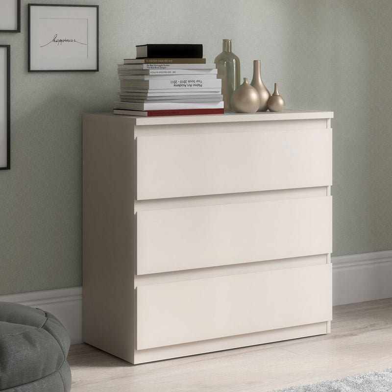 KASPAR Comodă 3 sertare