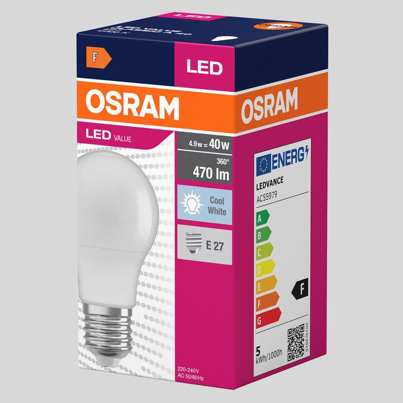 LED VALUE Bec 4.9W E27
