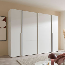 MUNICH Dulap 2 uși glisante, 2 uși batante