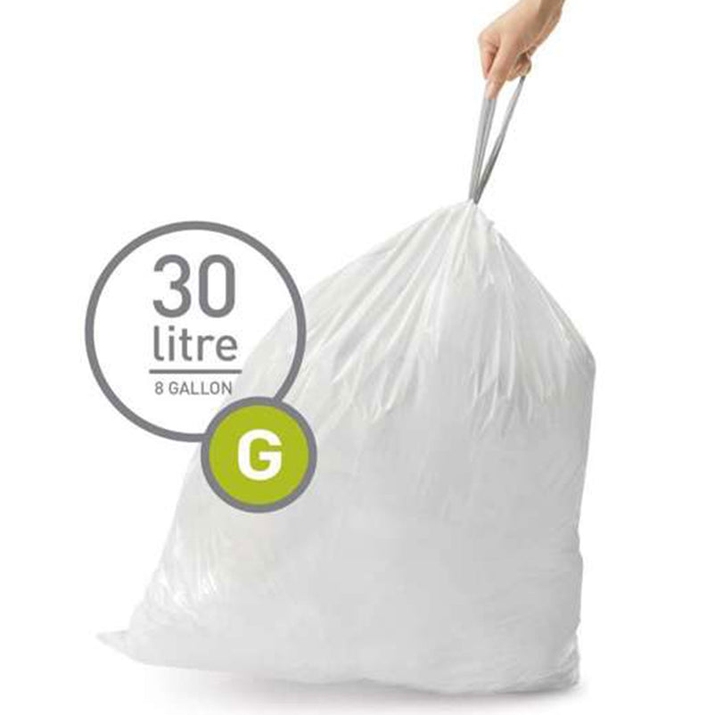SIMPLEHUMAN Set 60 saci gunoi, 30L