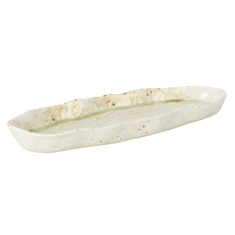 LUNFARDO Platou servire, ceramică, L.32.5cm
