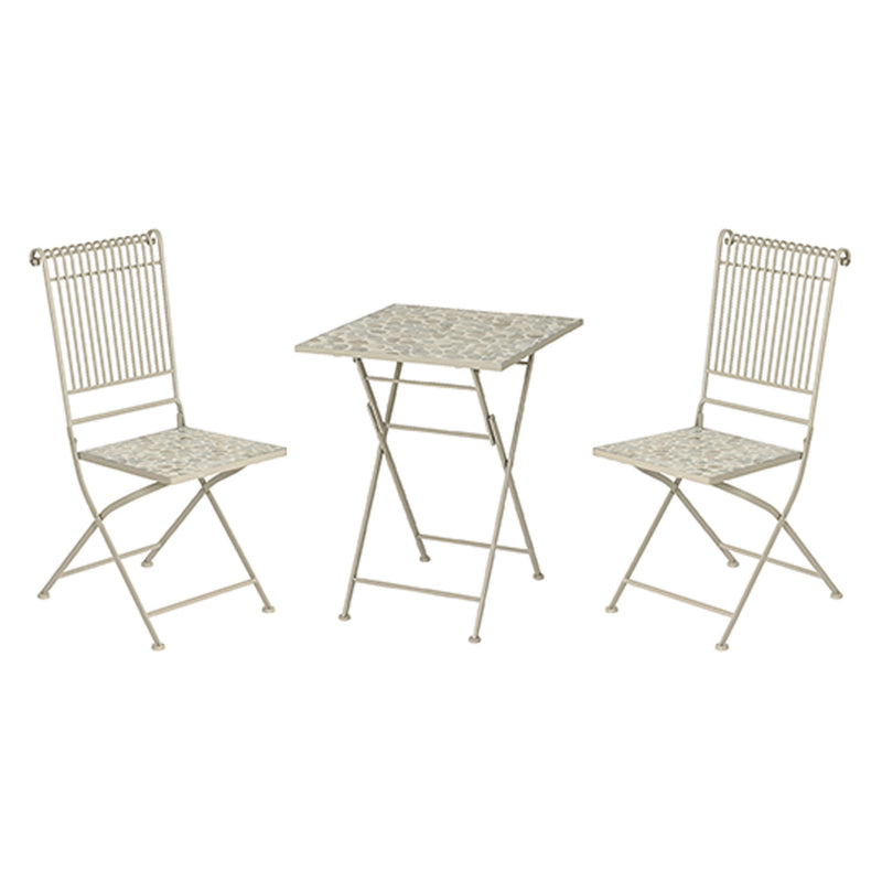 CALI Set mobilier terasă/grădină, 2 scaune și masă