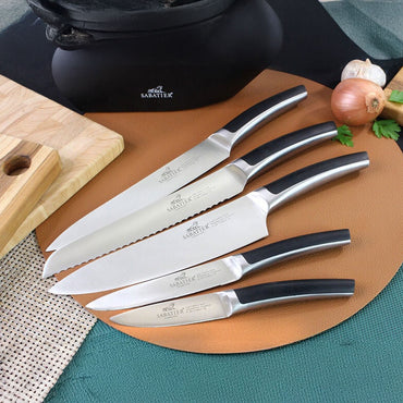 ADELAIDE Set 5 cuțite și suport