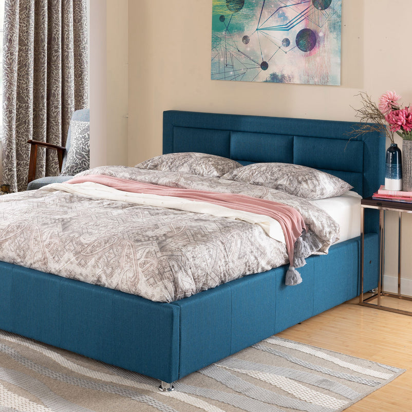 PIANA Pat tapițat, somieră rabatabilă inclusă - Articol resigilat