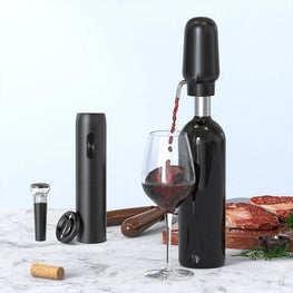 WINE Set tirbușon electric cu accesorii