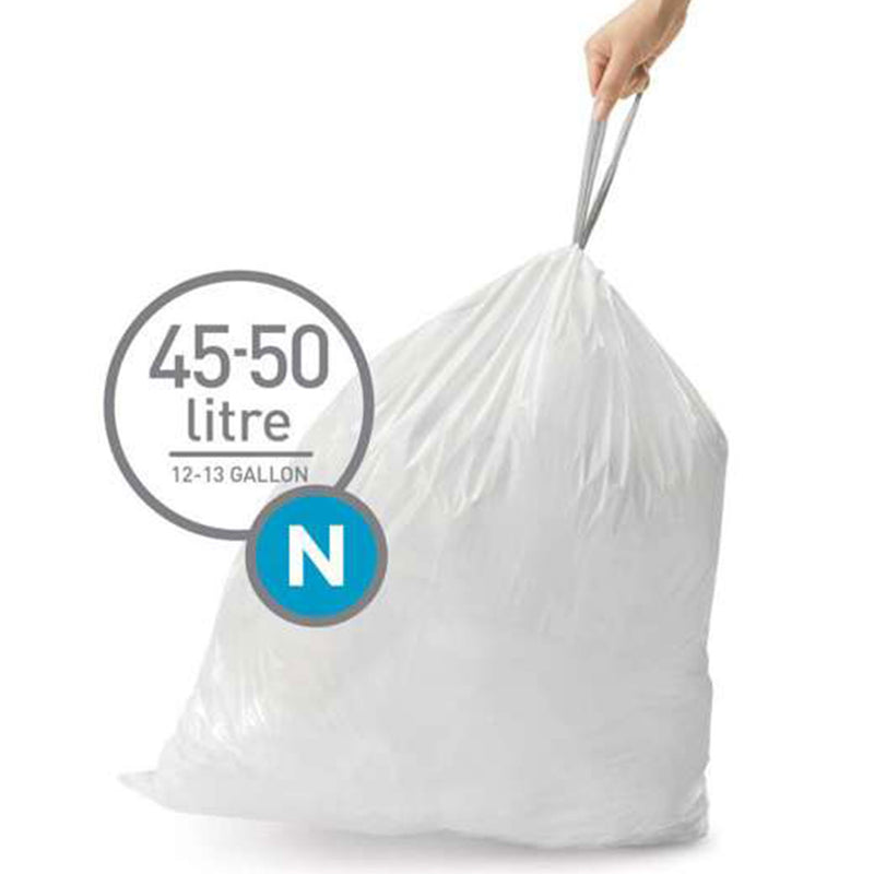 SIMPLEHUMAN Set 20 saci gunoi, 45-50L