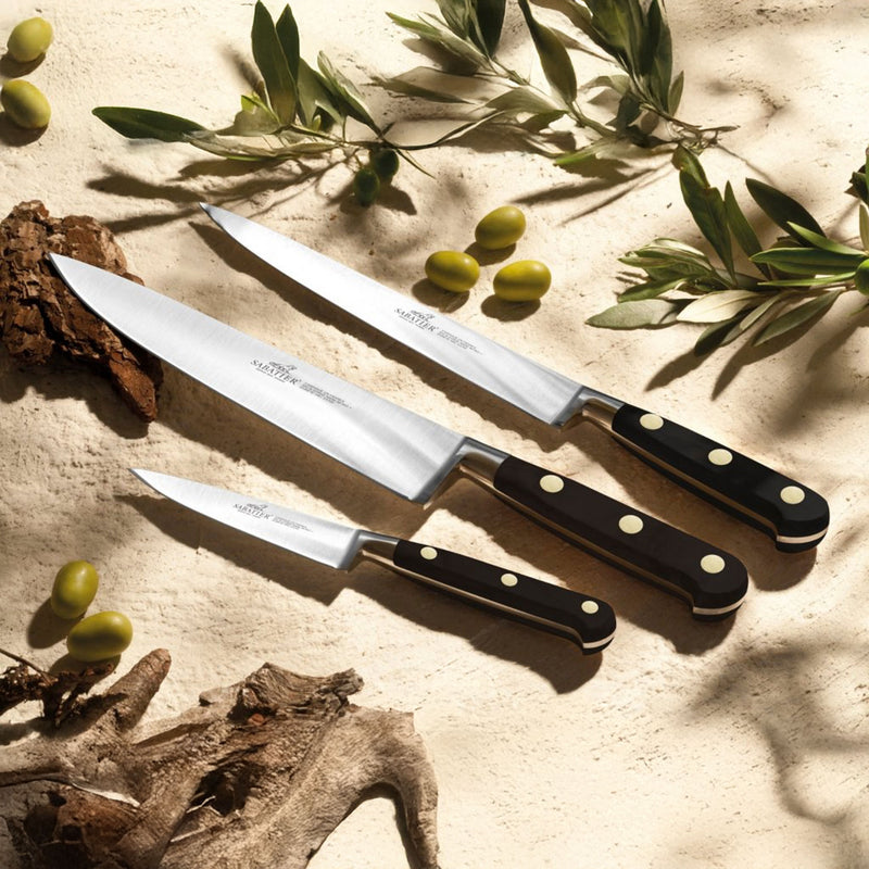 IDEAL Set 3 cuțite bucătărie, inox