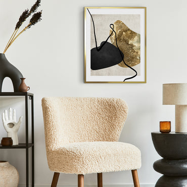 GOLD SHAPE II Tablou