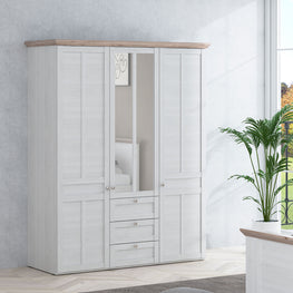 LYNELLE Dulap 3 uși, 3 sertare