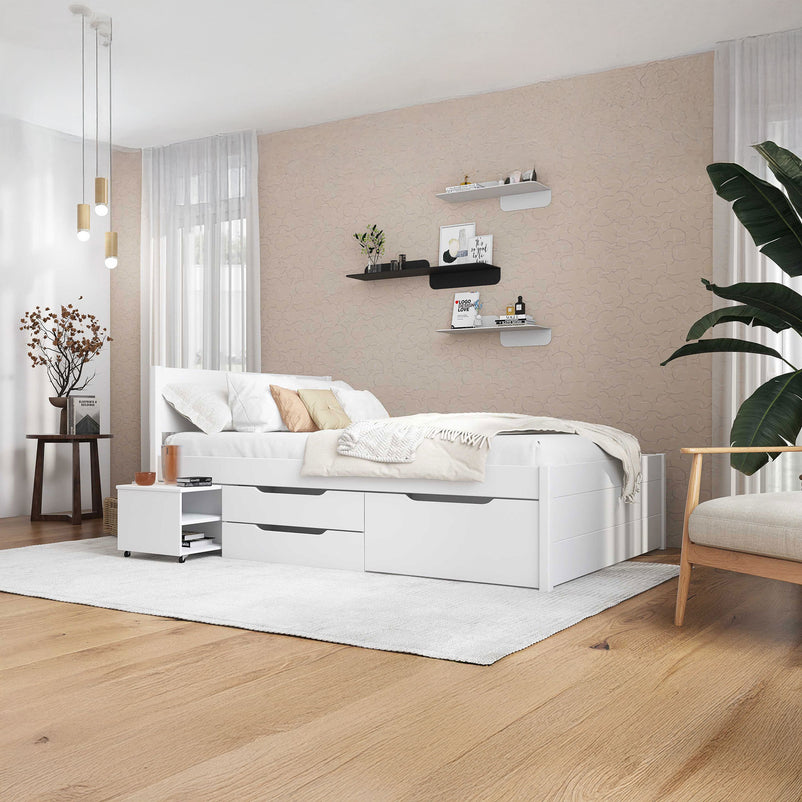 CINTYA Pat copii, noptieră și sertare incluse