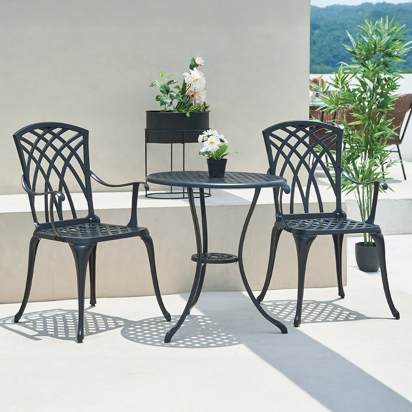 CICERO Set mobilier terasă/grădină, 2 scaune și masă