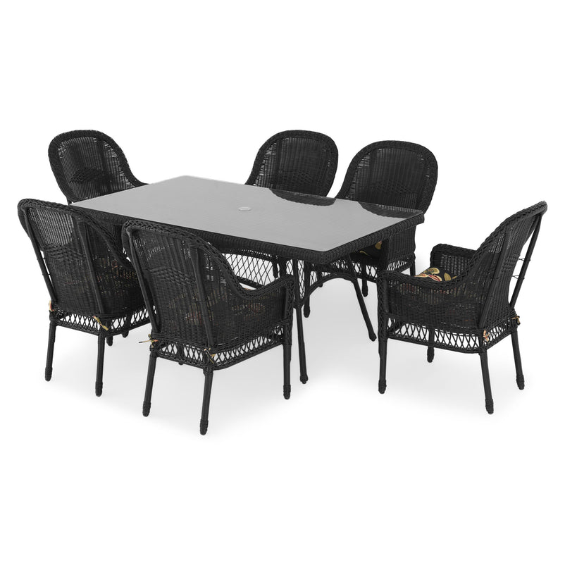 SUSAN Set mobilier grădină/terasă, 6 scaune, masă