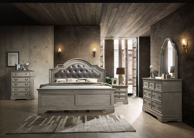 RAFAEL Pat tapițat, 194x204cm - Articol resigilat