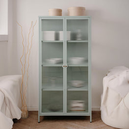 PAWEL Vitrină înaltă 2 uși