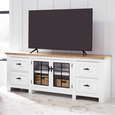 ASHBRYN Comodă TV, 2 uși, 4 sertare