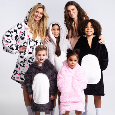 FUNNY PANDA Hanorac glugă copii