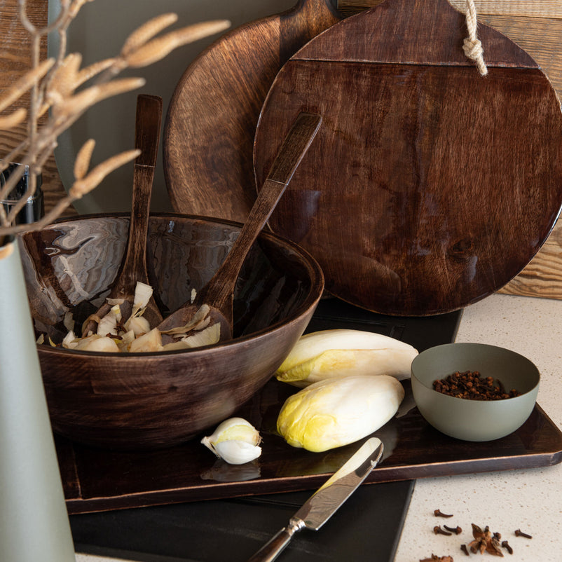 RIN Bol, lemn de mango