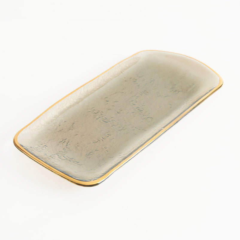 STEEP Platou, sticlă, L.28cm