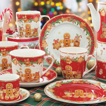 FANCY GINGERBREAD Platou, porțelan, L.20.5cm