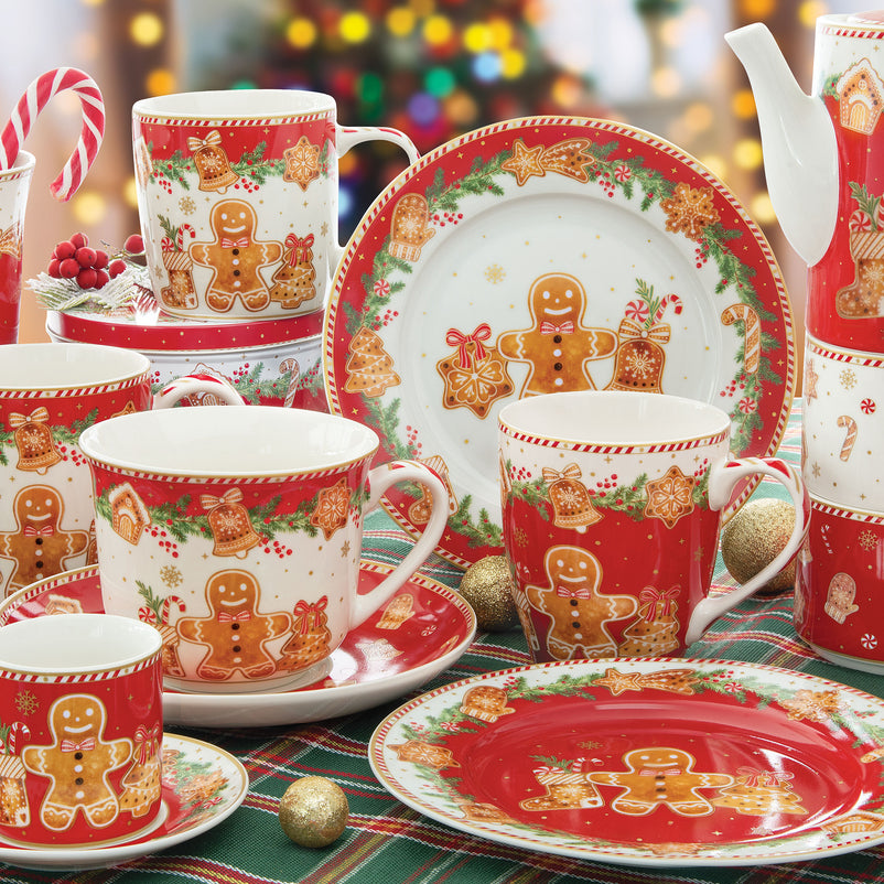 FANCY GINGERBREAD Platou, porțelan, L.20.5cm