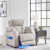 CARLETON Fotoliu 1 recliner electric, piele