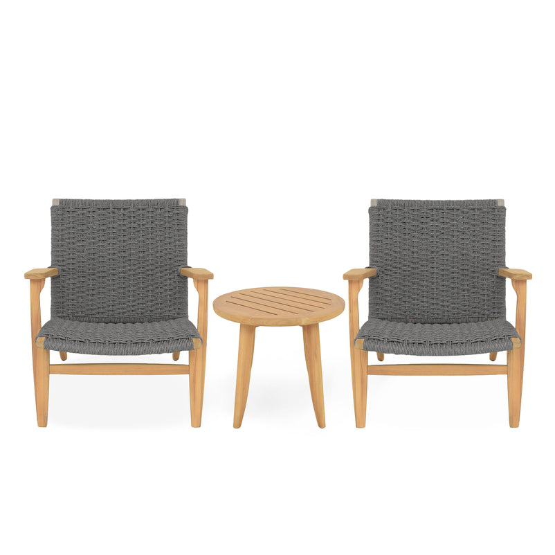 SIESTA Set mobilier terasă/grădină, 2 fotolii și măsuță