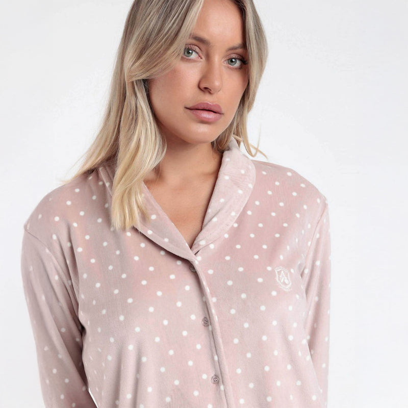 VELVET DOTS Pijama