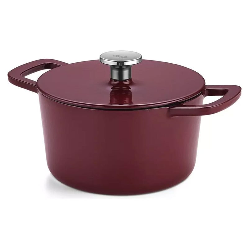 MOMENTS Oală cu mânere și capac, fontă, D.24cm