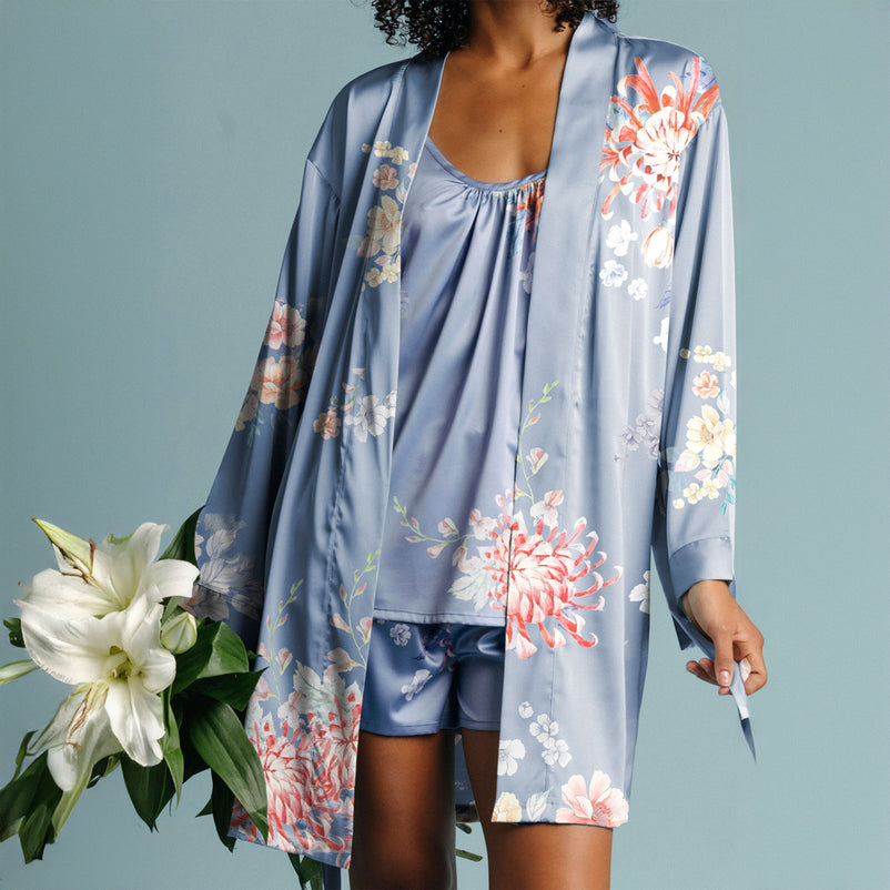 ROMANTIC FLOWERS Halat de casă