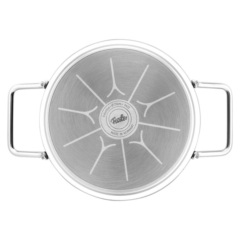 ADAMANT Oală cu mânere și capac, aluminiu, D.24cm