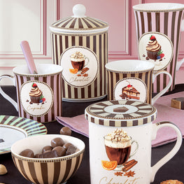 SWEET MOMENTS  Set 2 căni, porțelan, 300ml